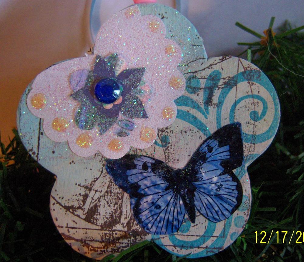 Butterfly Sparkle Ornament #3